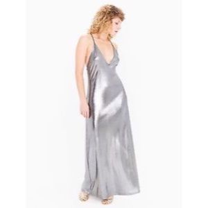 Lot of AA Metallic Jersey Maxi Dress!